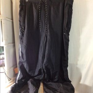 Gap Black Athletic Windbreaker Pants 